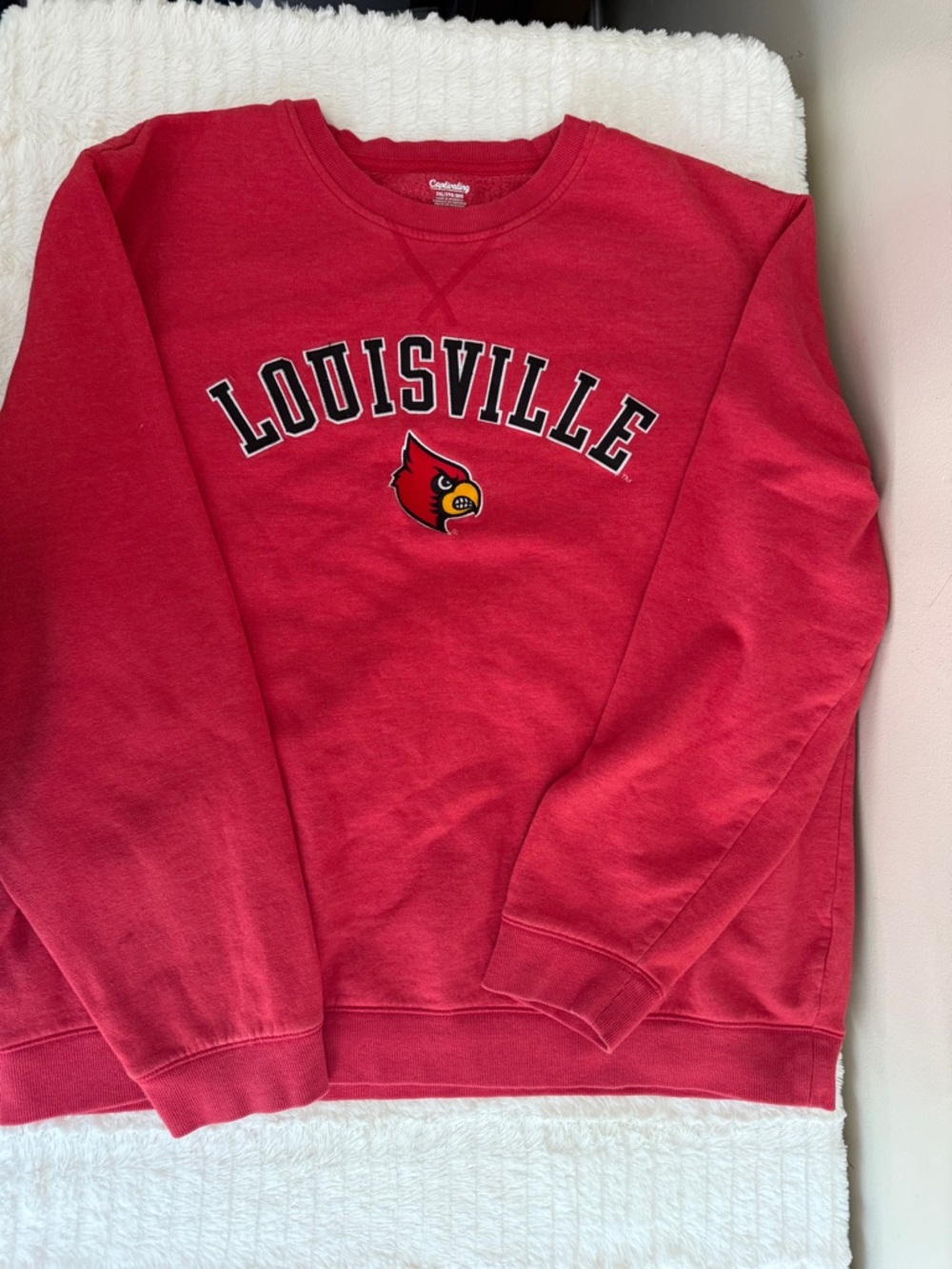 Louisville Red Crewneck Sweatshirt